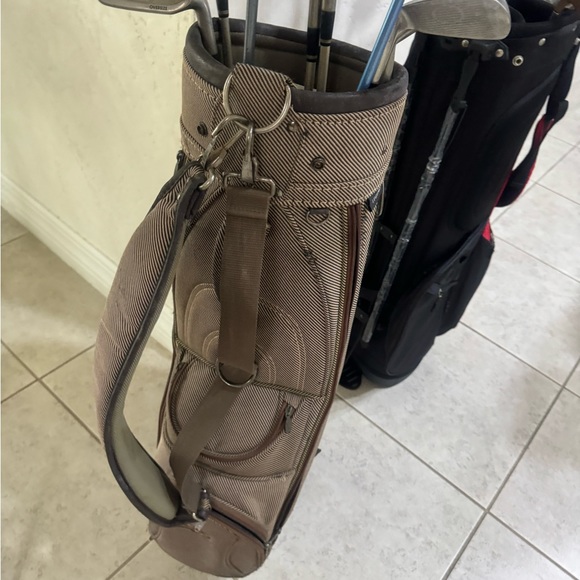 Izzo golf cart bag with shoulder strap and club dividers . - Picture 5 of 9